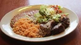 99 Cut steak cooked with onions, ranchero sauce(mild or hot), served with rice, beans and tortillas. Tacos de Carne Asada $8.99 Three corn or flour tortillas stuffed with grilled steak.