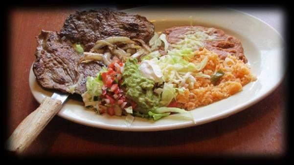99 Pieces of pork, Served with rice and beans, guacamole salad, pico de gallo and tortillas Chile Verde $10.99 Shredded pork cooked in green sauce. Served with rice and beans, server with tortillas.
