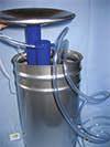 8. Once you are collecting the heart, check your cooling water flow rate.