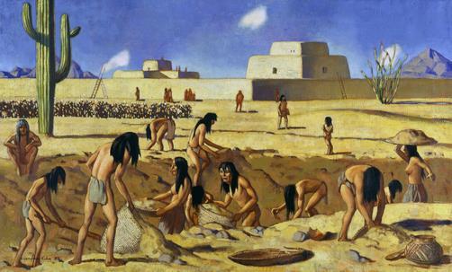 Early Native Americans Section 3 Many Native American cultures lived in North America before Europeans arrived in the 1500 s. Hohokam (300-1300 A.D.