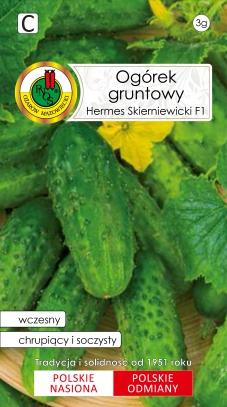 Cucumber Hermes Skierniewicki F1 Early, very yieldy variety Very good fruit set Fruit shiny,