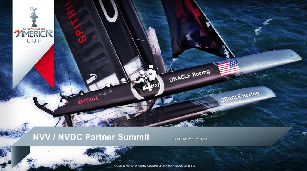 America s Cup Strategy Maximize brand alignment opportunities Shared Attributes: innovation, entrepreneurial, top-quality, unrivaled access, sustainability