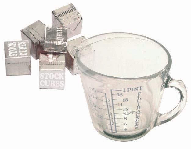 Soaking solution A soaking solution is made by blending food thickener with water, fruit juice, Oxo, Bovril, or stock cubes, according to the manufacturers instructions.