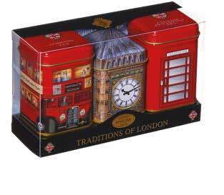 Tins featuring Big Ben, Buses and