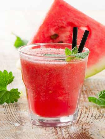 Mouth Watering Watermelon Smoothie ¼ cup milk 1 cup seedless ripe