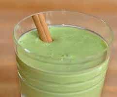 Green Tea Cinnamon Smoothie ½ cup green tea, chilled ½ cup