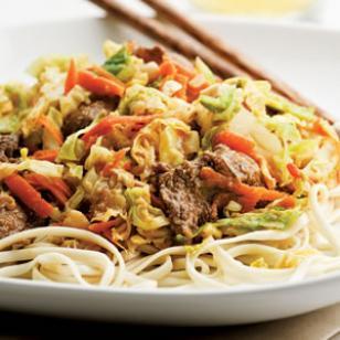 Beef Pepper Steak (Serves 4) 1 pound top sirloin steak or top round steak, trimmed, sliced ¾-inch-thick* *flank steak works well also ½ cup Hy-Vee Light Italian salad dressing, divided Salt and black