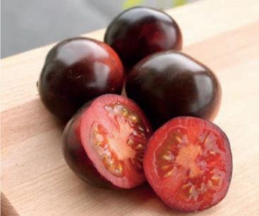 Cherokee Green Mildly sweet and slightly tangy, grows large green fruits. Cherokee Purple Ranks high in taste tests, rich dark color.