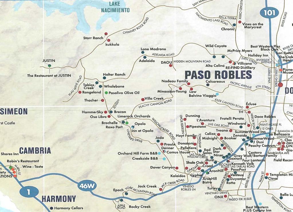 Located in the Adelaida Sub Appellation of the Paso Robles AVA, Fair Oaks Ranch is 10 miles west of Paso Robles, in