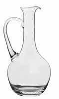 GLASSWARE CARAFES, DECANTERS & BOTTLES SPIRIT DECANTERS These spirit decanters are produced in a variety of shapes ensuring the perfect aging process for its contents.