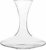 GLASSWARE CARAFES, DECANTERS & BOTTLES DECANTERS Whether removing deposits that overtime have formed in aged wines or seeking to soften a young wine, our range of decanters and carafes come in