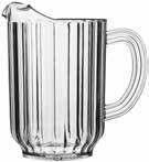 GLASSWARE PITCHERS & DISPOSABLE CUPS PITCHERS & DISPOSABLE CUPS The big red cup is durable and reliable.