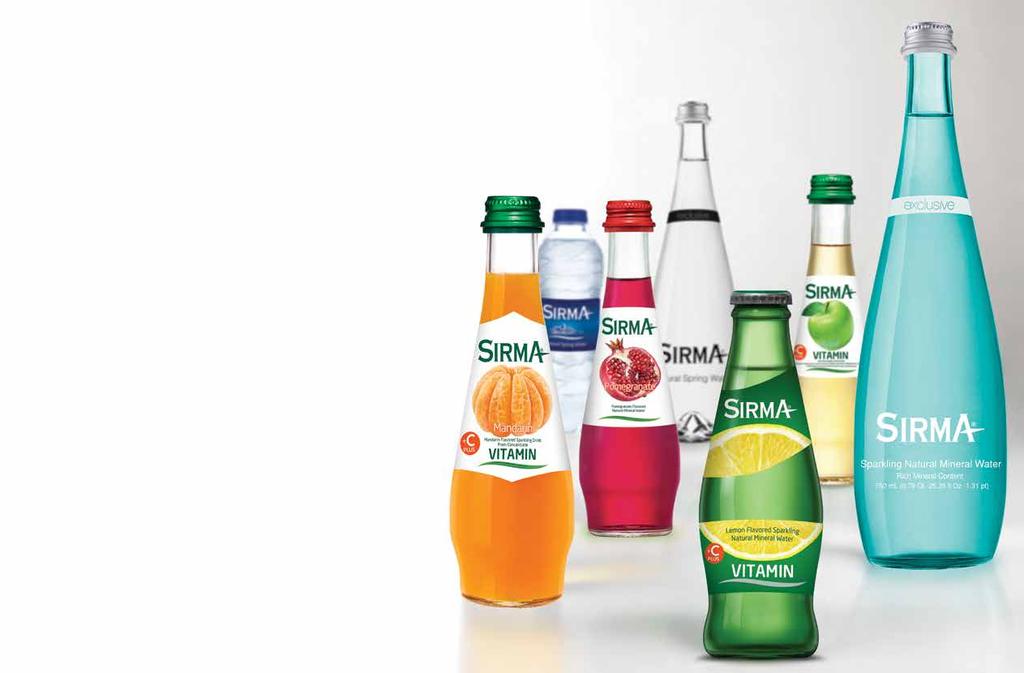 ABOUT SIRMA Sırmagrup, whose associates experience extends to 1950s, has started its activity with natural mineral water in 1991, and natural spring water in 2002.