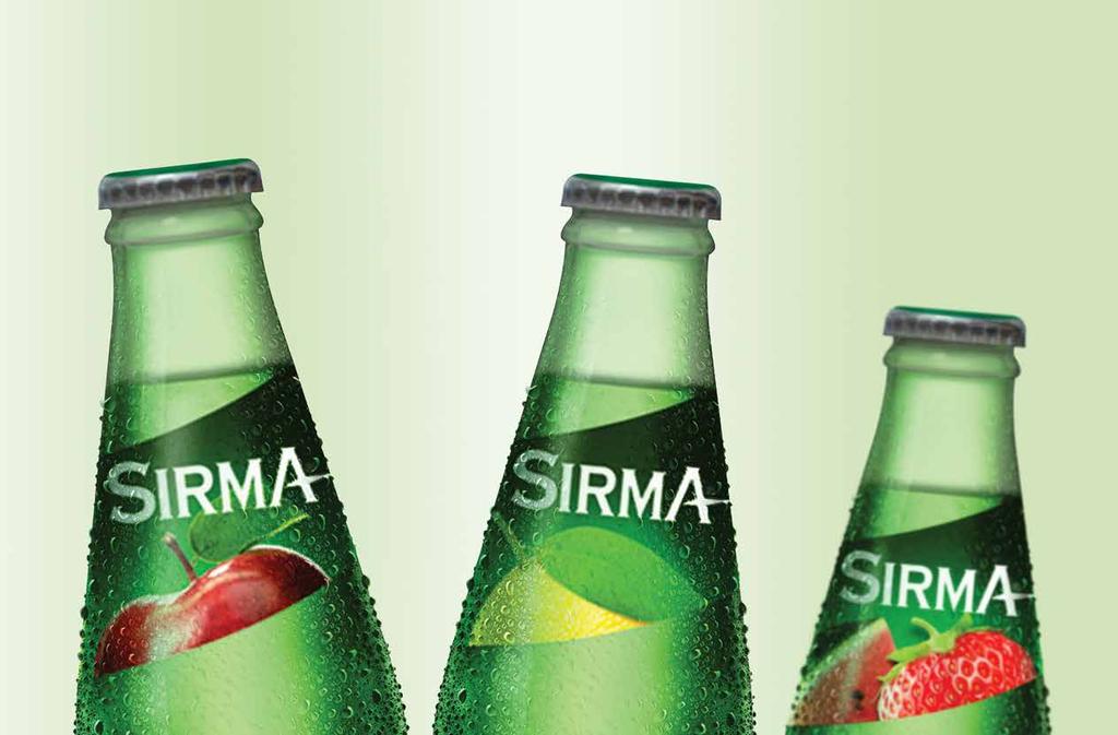 SIRMA FRUITY MINERAL WATER It combines the natural and healthy features of mineral water with 100% real