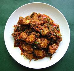 Spicy Fried Fish Cubes Serves Cod fillet or any other fish 675 gms Lemon juice 1 tbsp Salt 1 tsp Grated garlic 1 tsp Crushed dried red chili 1 tsp 40 minutes 4-6 Garam masala 1 ½ tsp Chopped fresh