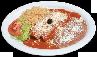 ($1.00 Extra) Platillos Tradicionales Served with rice, beans and includes your choice of albondigas soup or salad.