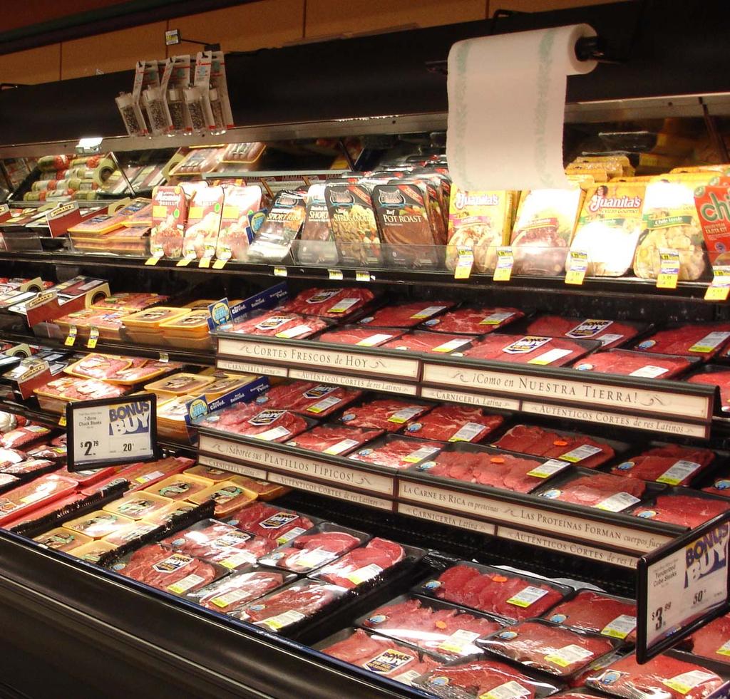 How a Store Can Serve Hispanic Beef Consumers Better Respondents would like a meat department to do the following to serve them better: Provide recipes (52%) Provide pre-marinated products (50%)