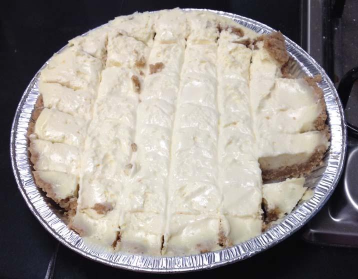 3. Bake pie crust, uncovered, at 350⁰F for 10-13 minutes, until lightly golden and fragrant. Remove from oven and set aside to cool on a rack for about 20 minutes.