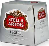 Steinlager or Stella Artois 330ml Bottles 12 Pack