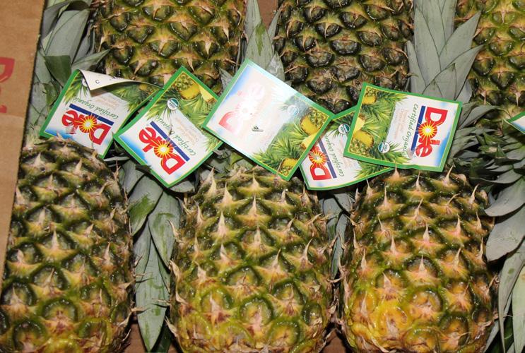 february 16 - february 23, 2018 MARKET EWS 7 18 FOUR SEASOS PRODUCE OG PIEAPPLES OG BROCCOLI OG BRUSSELS SPROUTS Organic Pineapple supplies are