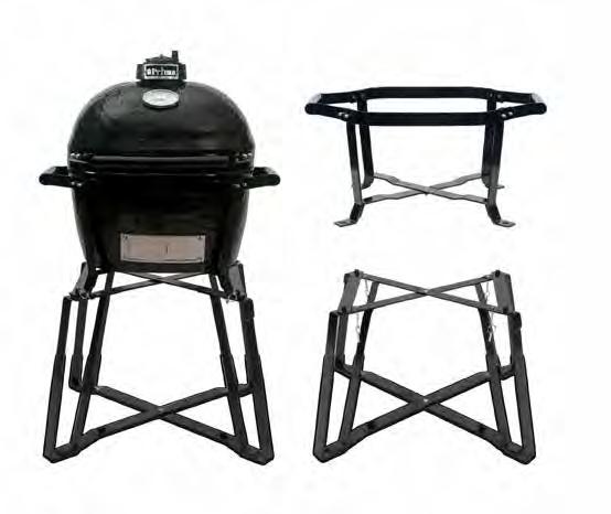 Primo GO for the Primo Oval JR 200 Primo GO Cradle The Primo Oval JR 200 Inserted Primo GO Base The Primo GO Cradle & Base with the Oval JR 200 surpasses all other portable ceramic grills with 210