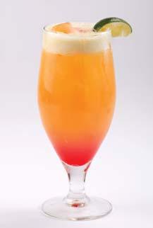 50 Peach Raspberry Passion Fruit Pineapple Colada A tropical blend of Pineapple juice, milk