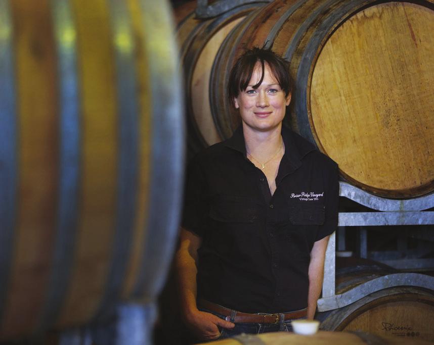 FEATURE Chief winemaker Gwyn Olsen in the Barrel Room HER ACHIEVEMENTS ASIDE, IT S HER CONCEPTION OF WINE THAT HAS SET HER AND BRIAR RIDGE APART.