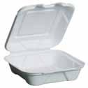 Hinged & Non-Hinged Paper Containers Hinged Paper Containers SANDWICH BOXes Corrugated sandwich container. 702673 702673 Small, 7 1 /4'' x 4'' x 3'', Plain 50/cs.