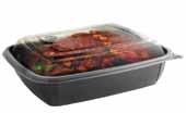 Non-Hinged Plastic Containers Non-Hinged Plastic Containers continued CULINARY SQUARES Container Culinary Squares black polypropylene container will withstand temperatures to 230 F under heat lamps,