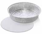 Non-Hinged Foam Containers/Aluminum Containers Vented LIDs Vented polystyrene lid. 70211 70211 Lid, Fits 7'' Containers 500/cs. 702141 702141 Lid, Fits 8'' Containers 500/cs.