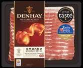 200g 97868 Denhay Back Sliced Smoked Bacon 1 x 1kg 69210 Denhay Back Sliced Un-Smoked Bacon 1 x 200g 51885 Denhay Back Sliced