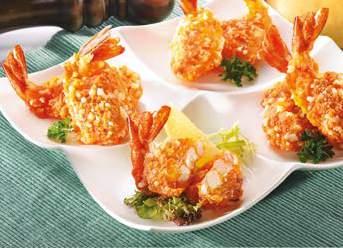P Extra Large Cold Water Prawns 100-200/lb 2kg gross weight, 14% glaze Prawn Specialities 56712 Breaded Butterfly King Prawns 1 x 500g 9.