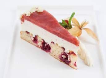 70 A combination of real dairy cream and strawberry filling layered between a light vanilla sponge.