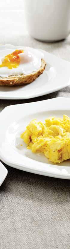 Eggs Omelette (Allow 2 eggs per person) 1. Break the eggs into a bowl. Add some pepper and whisk with a fork to break up the yolk. 2. Place a frying pan over medium heat.