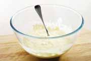 1. Put the flour, milk and egg in a mixing bowl and whisk until smooth. 2.