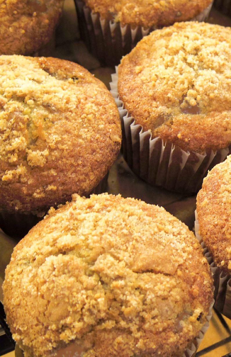Snacks & Desserts Banana Nut Muffins with Oatmeal Streusel 1 & 1/2 cups flour of choice 1/2 cups whole wheat flour 2/3 cup brown sugar, packed 2/3 Tbsp. baking powder 1/4 tsp. ground cinnamon 1/2 tsp.