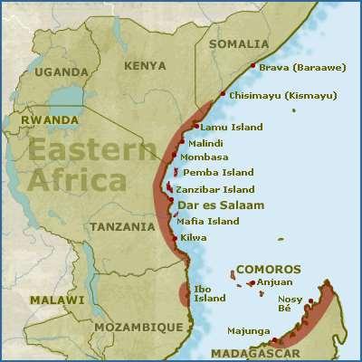 Bantu Language Most widely spoken is Swahili spoken on east coast of Africa 50