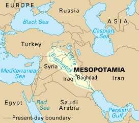 Mesopotamia- land between the rivers Civilization that developed between the Tigris and