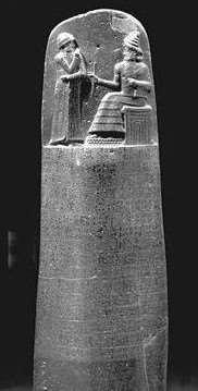 Hammurabi s Code 1772 BCE: King Hammurabi of Babylon developed a law code Written on stone and displayed in the city center.
