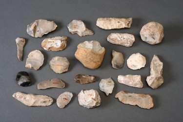 Mesolithic age -- 12,000 8,000 BCE Human ability to fashion stone tools and