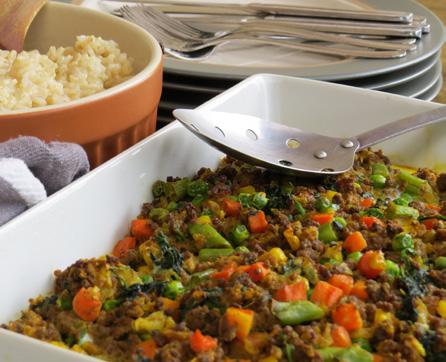 grated or 2 teaspoons crushed ginger 500g beef mince 2 cups frozen mixed vegetables«1 tablespoon curry powder 1 teaspoon turmeric 3 whole cloves or 1 teaspoon ground cloves (optional) ¼ cup raisins«½