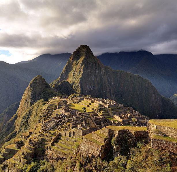 Incan Buildings Machu Pichu