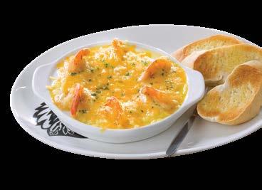Served with sweet chilli sauce. NEW CHEESY GARLIC PRAWNS 13.00 Prawn tails smothered in a creamy garlic and cheese sauce.