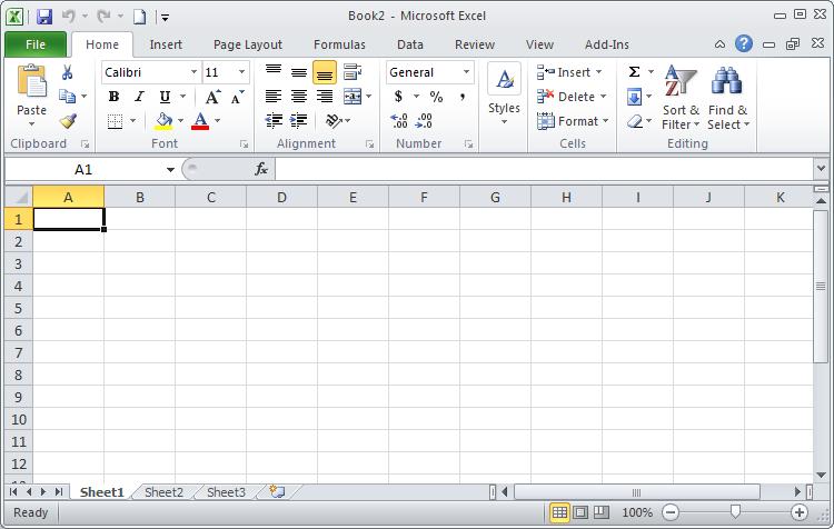 Chương 1: Tổng quan về Microsoft Excel 2010 e.