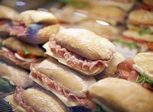 The Deli Buffet - BUILD YOUR OWN SANDWICH Platters of turkey, ham, roast beef, Swiss cheese and cheddar cheese.