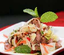 honey baked ham - 16 grilled chicken - 15 Australian beef salad (Bò Tái Chanh) Australian beef salad (Bò Tái Chanh) Prime beef tossed with fresh tomatoes and onions in a