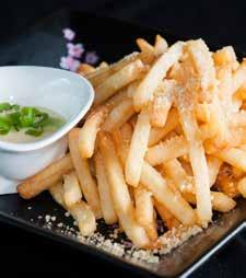tossed with herbs and spices. 16 Bar fries Shoestrings served with chilli mayo.