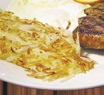 STEAK AND EGGS Served with Your Choice of American Fries, Hash Browns, Cottage Fries, Grits or Tomatoes, and Toast with Butter and Jelly or Three Silver Dollar Pancakes New York with Three Eggs 12.