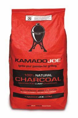 100% NATURAL LUMP CHARCOAL We recommend our 100% Natural Lump Charcoal as a heat source for your Kamado Joe Grill.