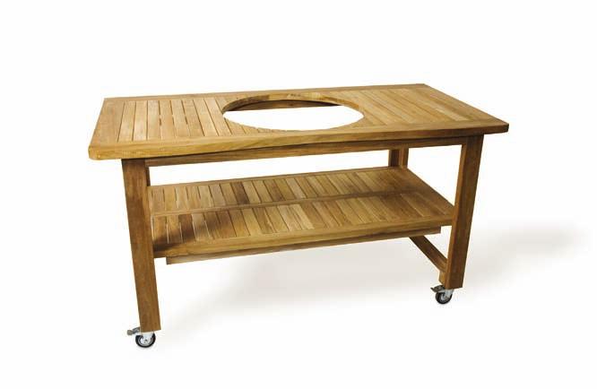 SOLID TEAK GRILL TABLE STAINLESS STEEL GRILL TABLES Enjoy the